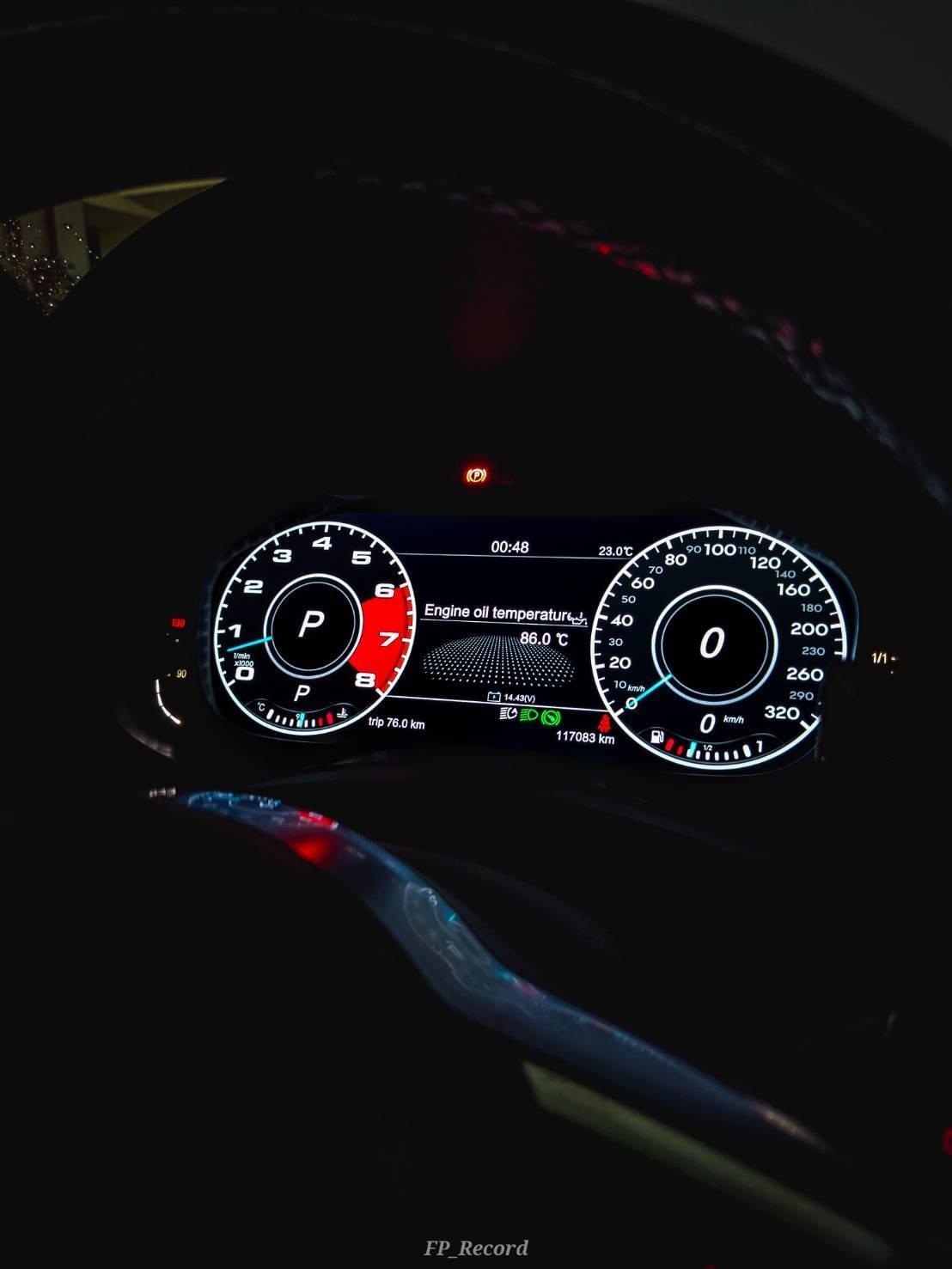 Scirocco Digital Cluster