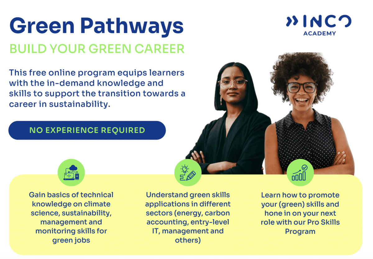 INCO Academy's Green Pathways Certificate program