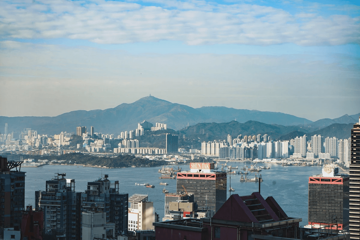 高層B戶型實拍照片  Shot from Top Floor Room B Balcony