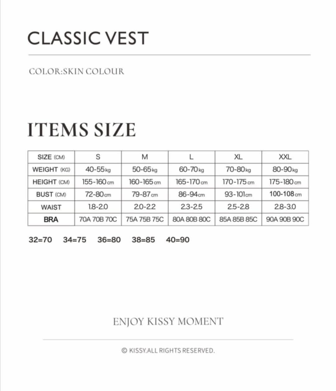 RUWEN Classic Vest Underwear Set