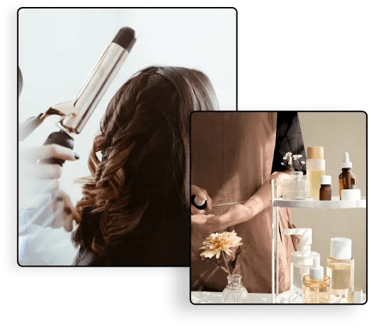 Enjoy the best hair styling and makeup services! Invitation to a unique decoration experience Salon of Queens for Women's Decoration