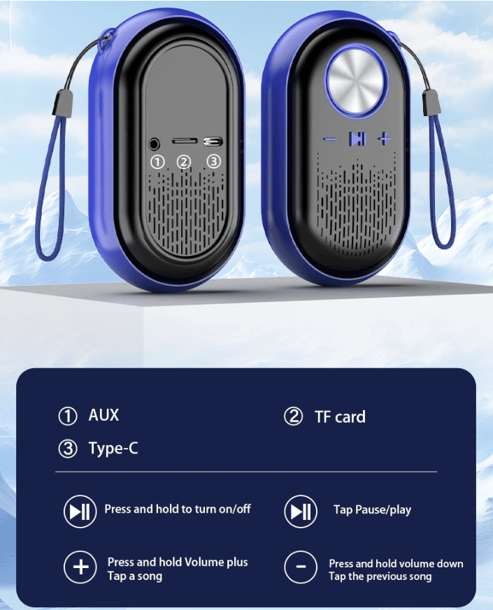 Hot-selling 2 in 1 Wireless Speaker with TWS Earphone