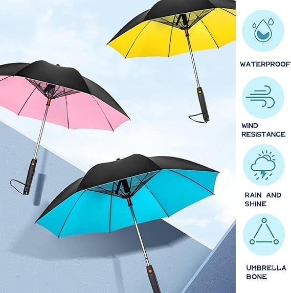 Umbrella with Fan and Mist Spray, 2025 upgraded UV Blocking Umbrella with Fan and Mister for Summer 