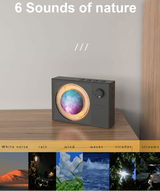 Bluetooth Speaker with revolving light