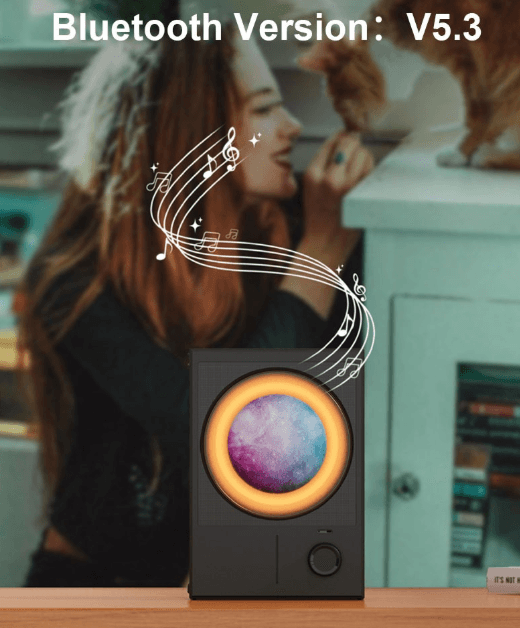 Bluetooth Speaker with revolving light