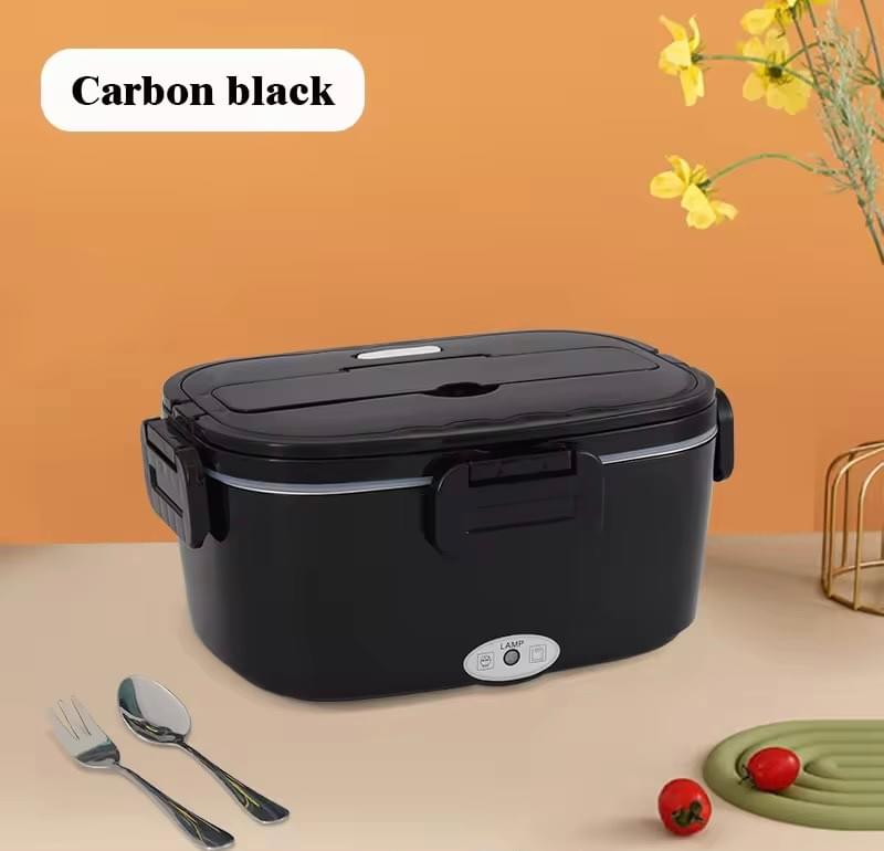 Electric lunch box [multi pot] with 220V Plug Office use, 12V DC Plug for use