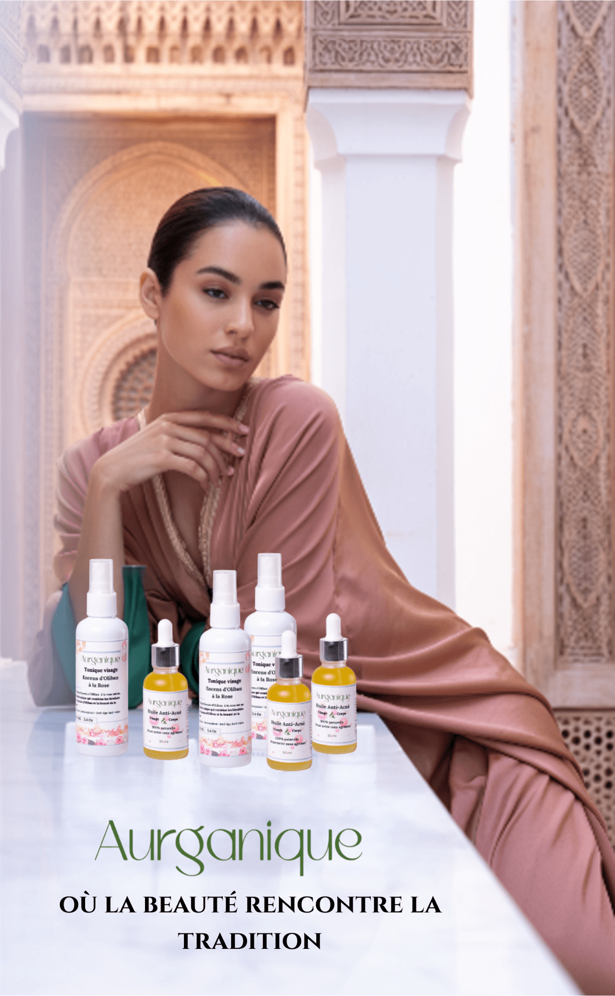 Pack Soin Visage Aurganique Pour une peau saine et radieuse, naturellement nourrie et protégée
