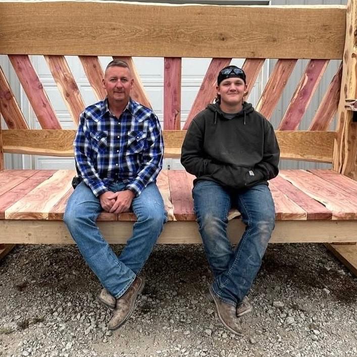 Owner, Chris Gordon, along side his son