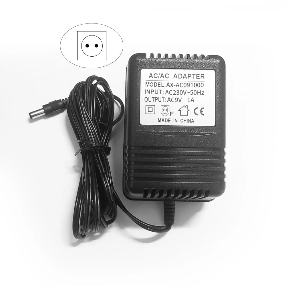AC/AC Adapter 9V 1A 
