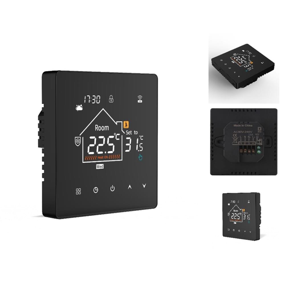 Tuya WiFi Programmable Smart Thermostat 16A Electric Floor Heating 3A Water Heating