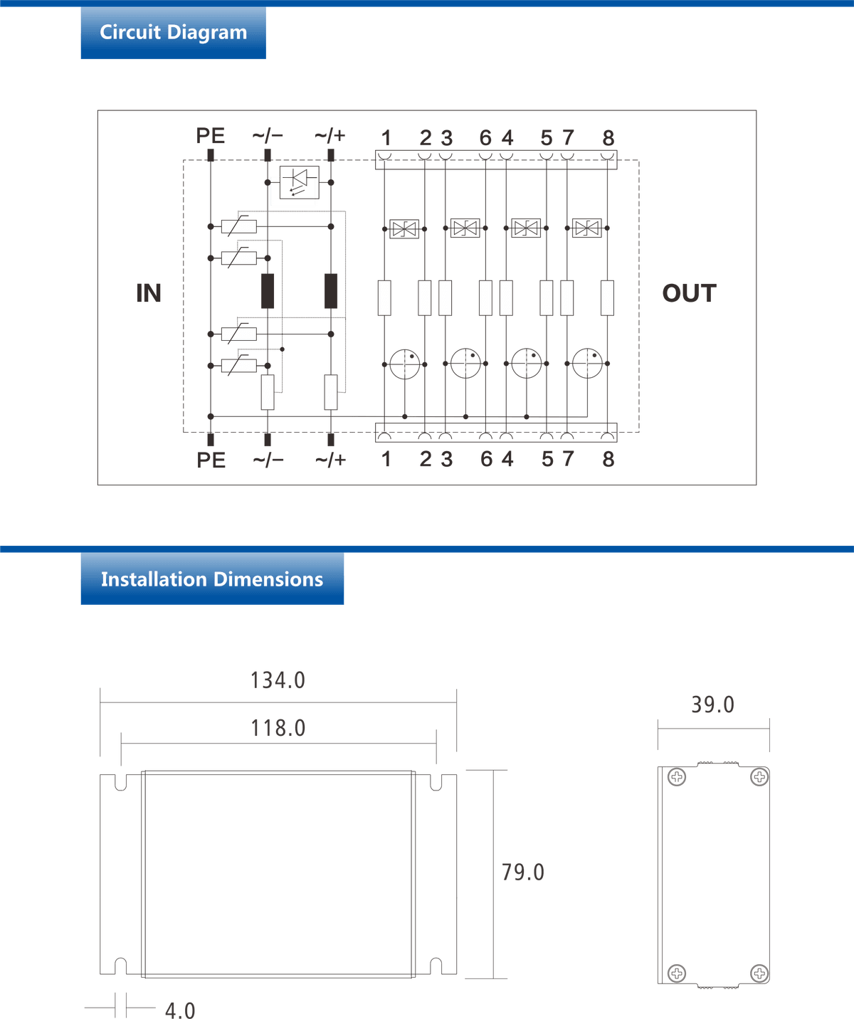 POE Network and Power Supply(two-in-on)SPD