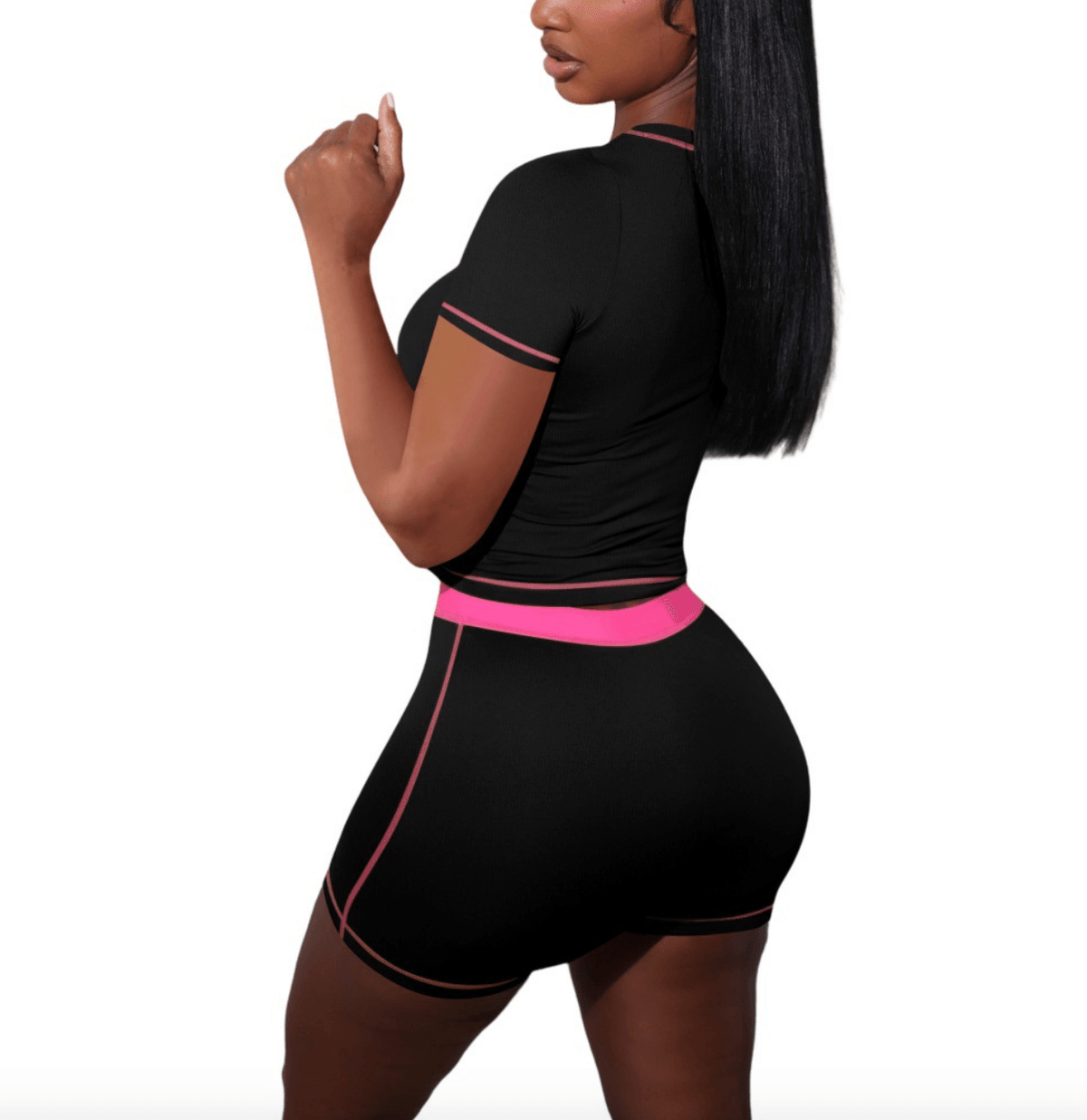 Women Summer High Stretchy Fitness Yoga Two Pieces Set (Factory Price)