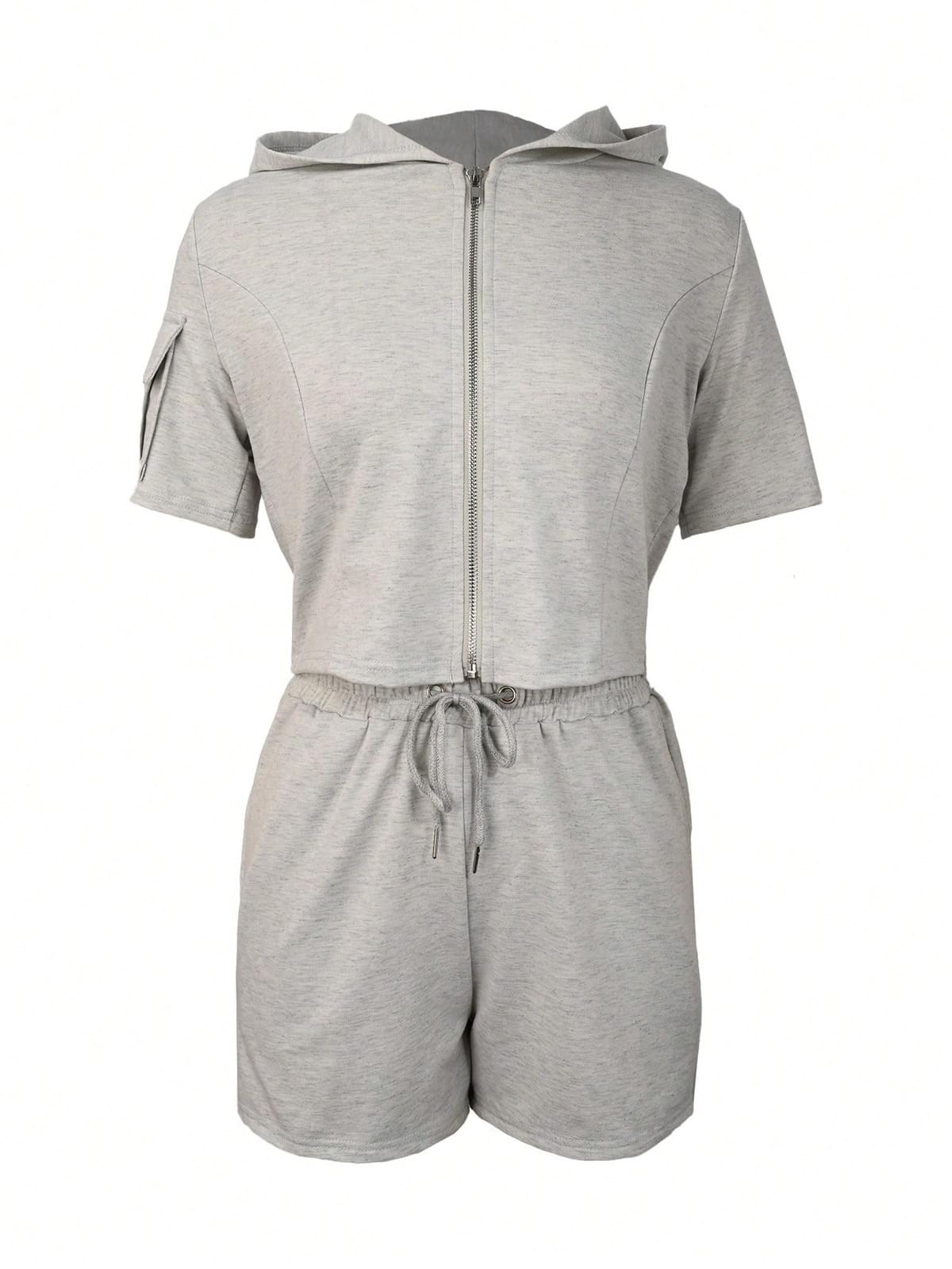 Women Summer Stacked Short Pants Two Pieces Set (Factory Price)