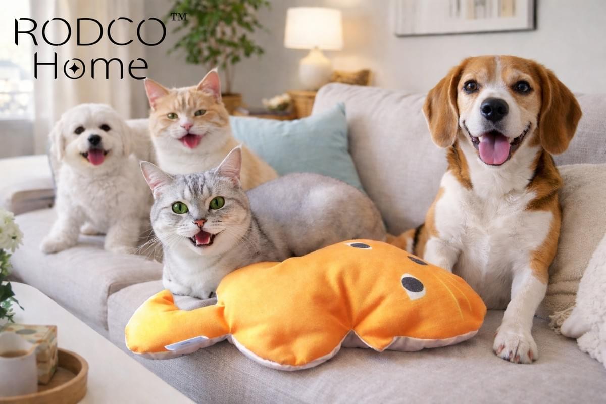 WiSofa 貓咪與小提琴小抱枕