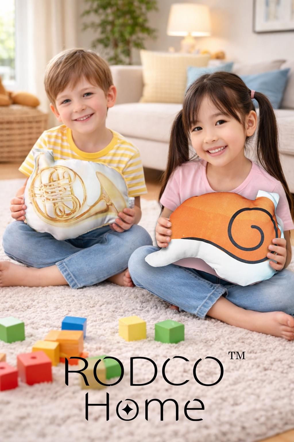 WiSofa 蝸牛法國號小抱枕 