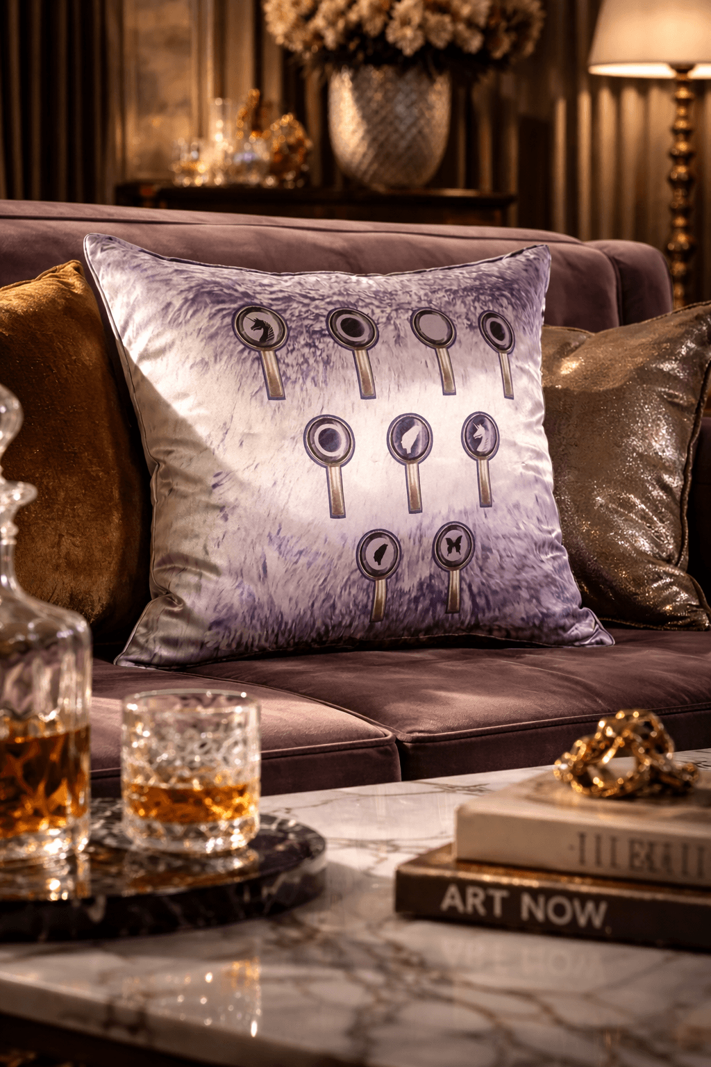 【絕色抱枕】-神秘紫