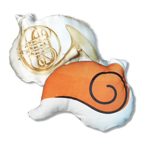 WiSofa 蝸牛法國號小抱枕 