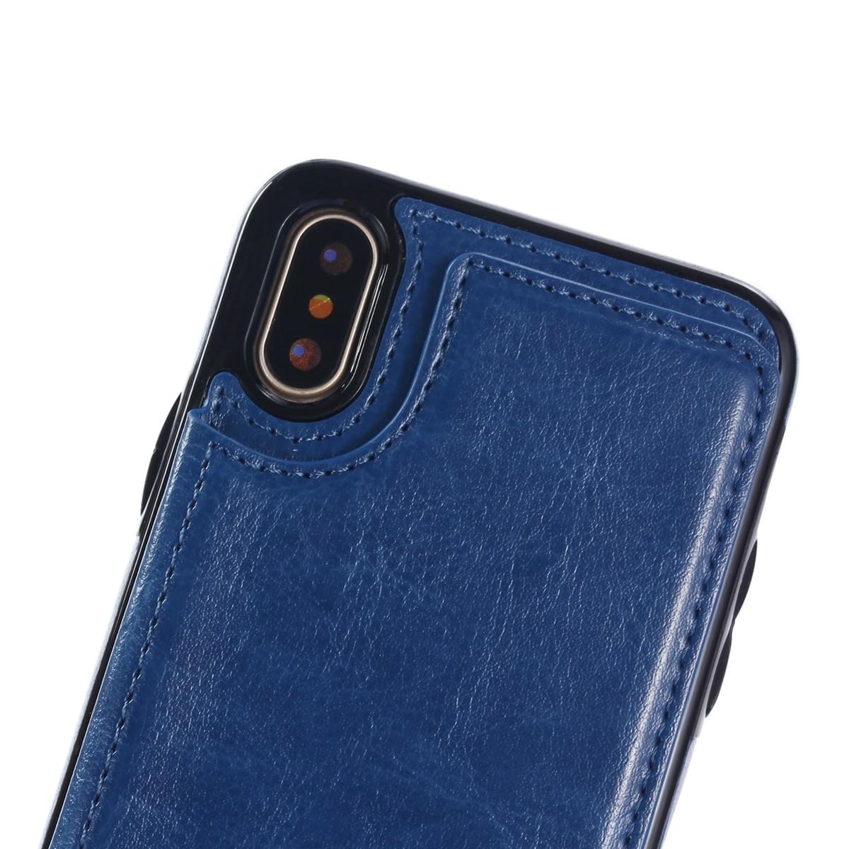 Luxury Retro Flip Leather Protective Case with Card Holder for iPhone & Samsung | Custom Phone Case 