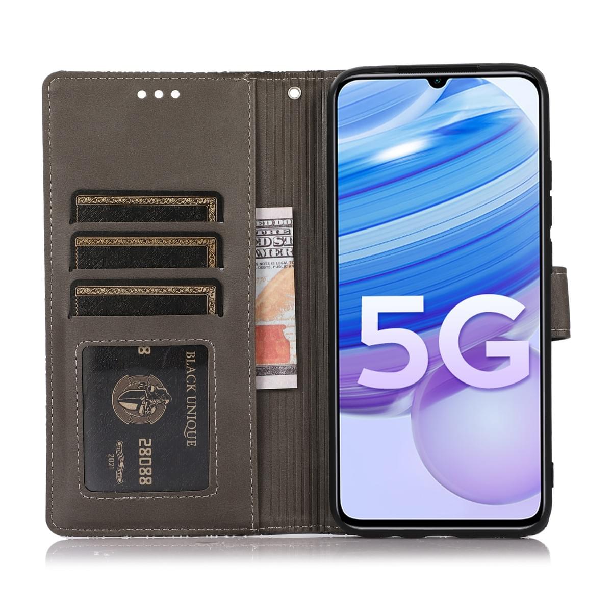 Luxury Retro Flip Leather Phone Case with Card Holder & Stand for iPhone & Samsung