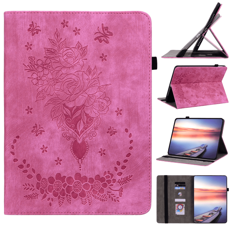 Printed PU Leather Case Universal for iPad/Huawei/Samsung tablets