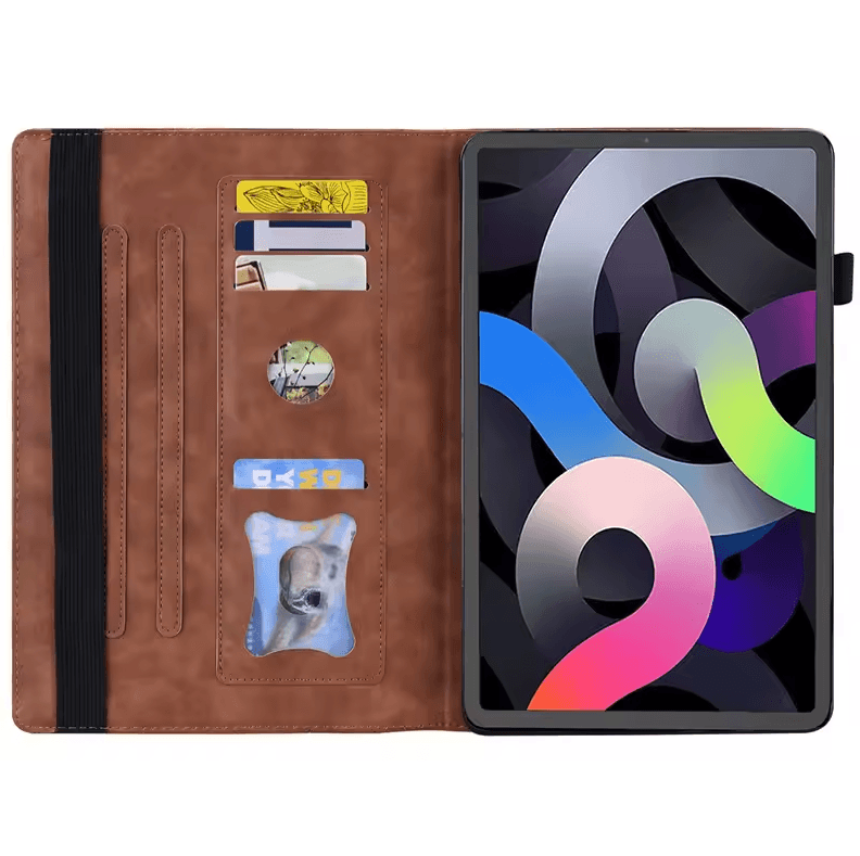  Luxury PU Leather Wallet Tablet Case Cover For iPad 