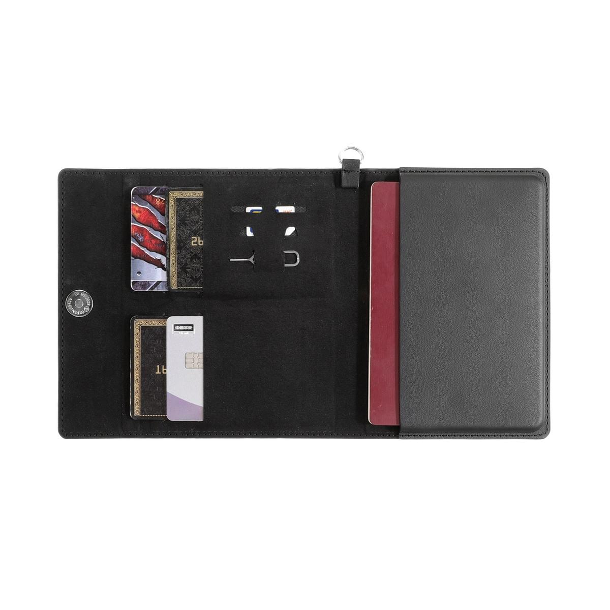 RFID Blocking Leather Passport Holder & Travel Wallet | Multifunctional Travel Document Case OEM