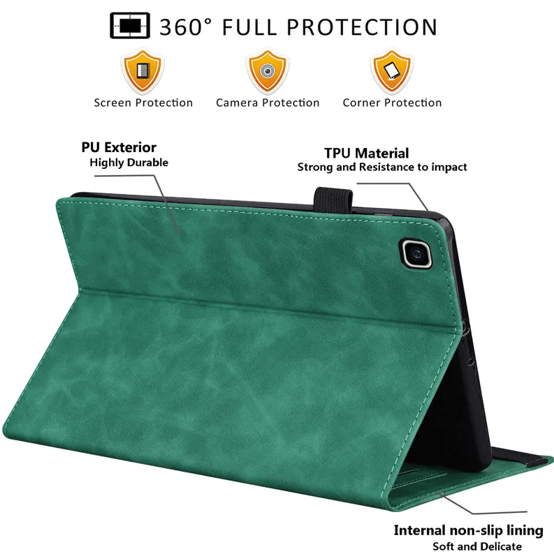  Luxury PU Leather Wallet Tablet Case Cover For iPad 