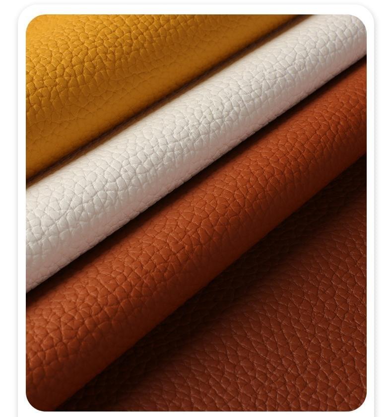 Matte lychee-patterned leather