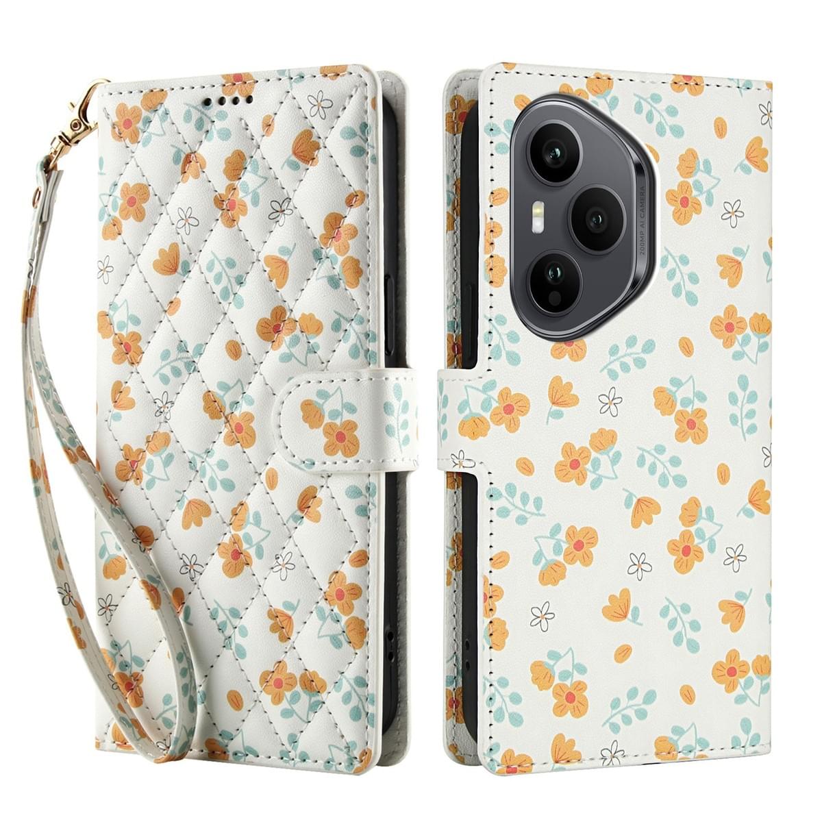 Custom Retro Flip Leather Cases with Trendy Printed Pattern & Card Holder for iPhone & Samsung