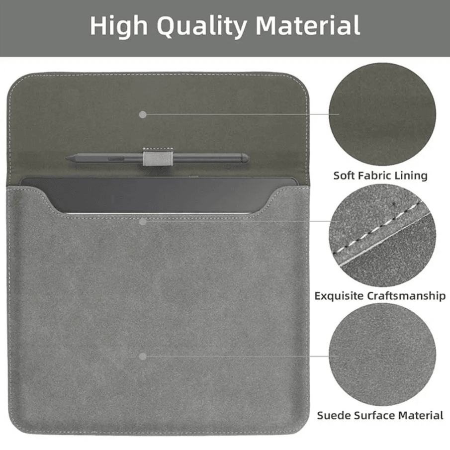 PU Leather Cover Waterproof Shockproof Case Protective Pouch Sleeve Carrying Bag For Kindle and ipad