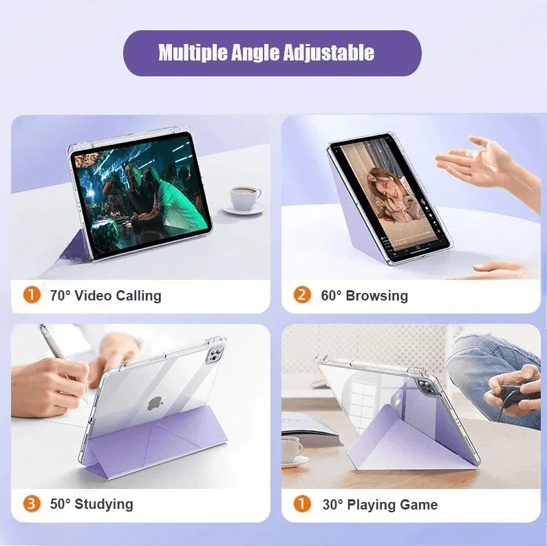 Smart Case with Pen Holder for iPad 