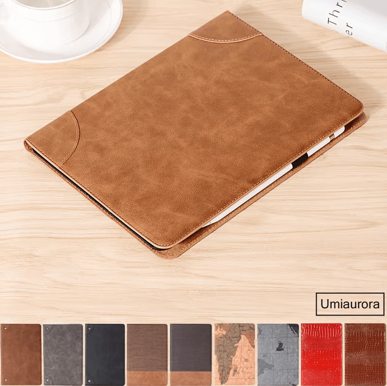  Luxury Wallet Stand Flip PU Leather Cover Smart Tablet Case for ipad