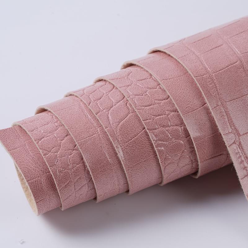 High-gloss bamboo-patterned and crocodile-patterned PVC leather fabric