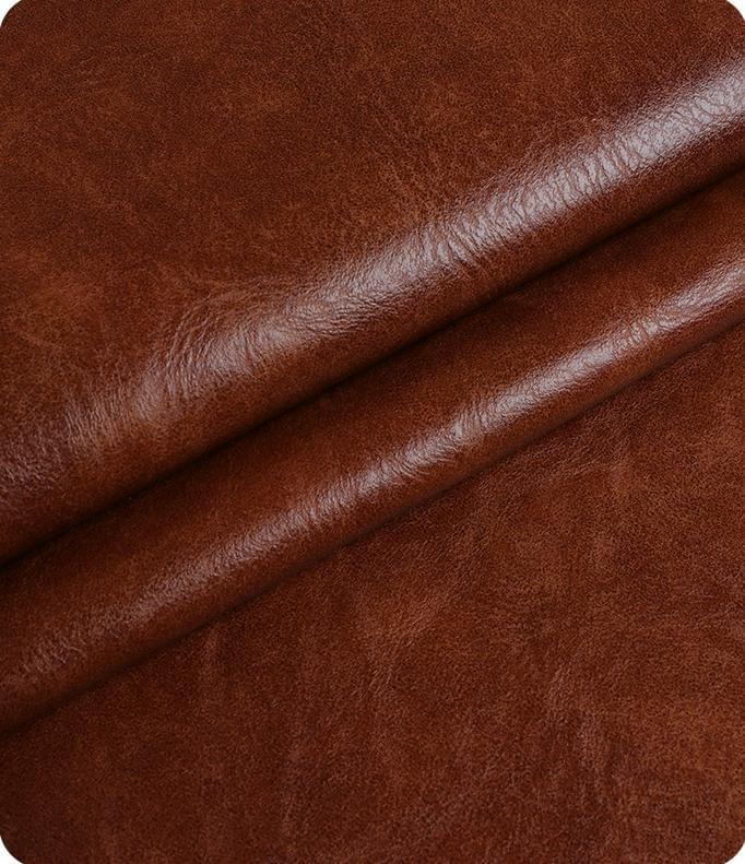 Vintage crazy horse pattern soft semi-PU leather
