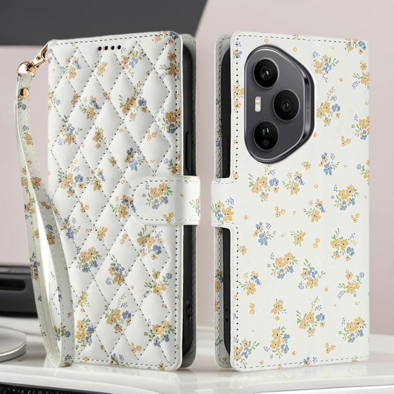 Luxury Retro Pattern Flip Leather Phone Case with Card Holder for iPhone & Samsung