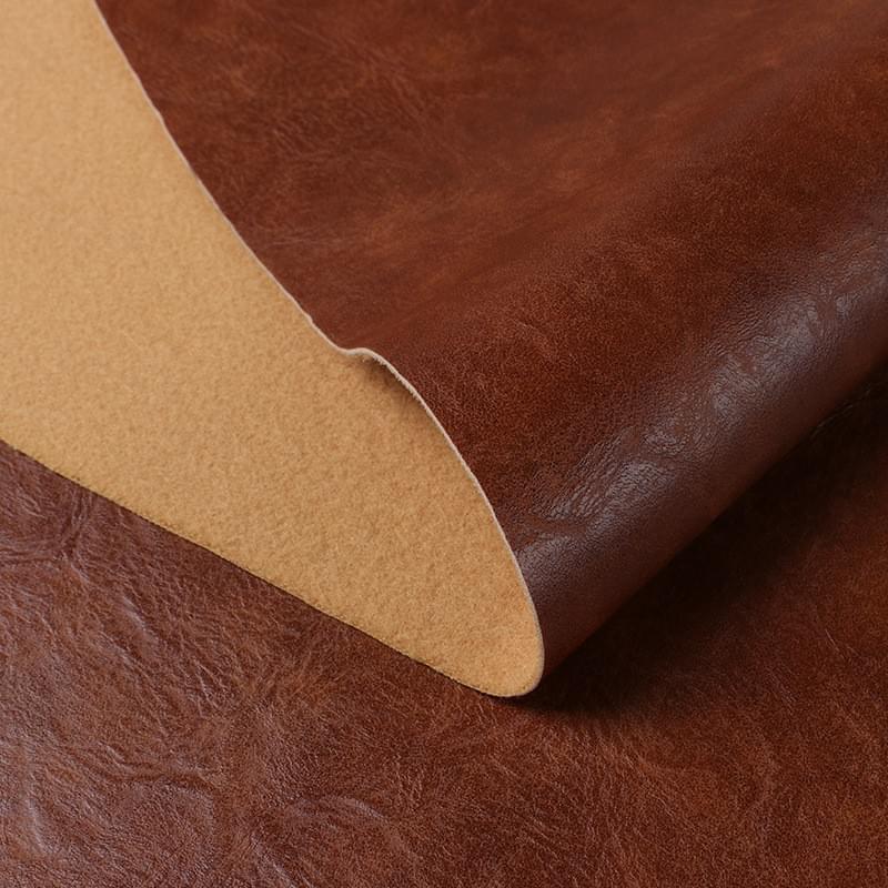 Vintage crazy horse pattern soft semi-PU leather