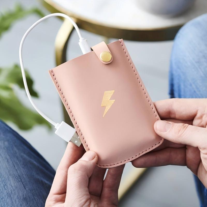Travel Portable Leather Power Bank Protective Case | OEM Manufacturer
