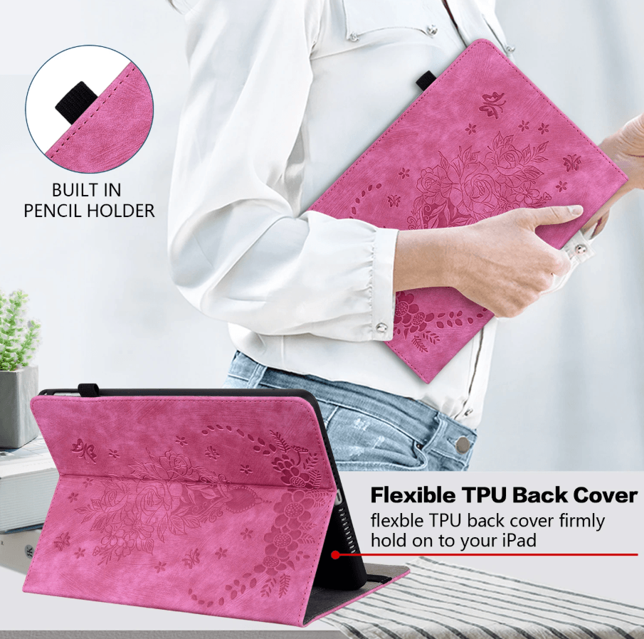 Printed PU Leather Case Universal for iPad/Huawei/Samsung tablets