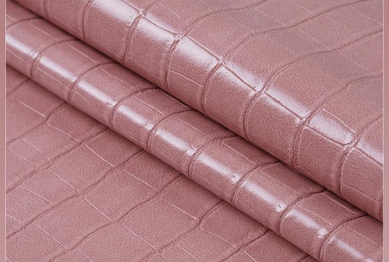 High-gloss bamboo-patterned and crocodile-patterned PVC leather fabric