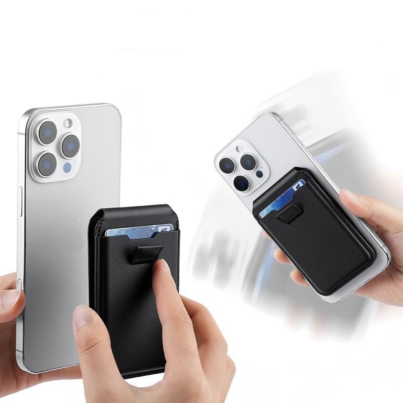 Leather Case with Stand Function and Cards Position for iPhone MagSafe  | OEM Manufacturer