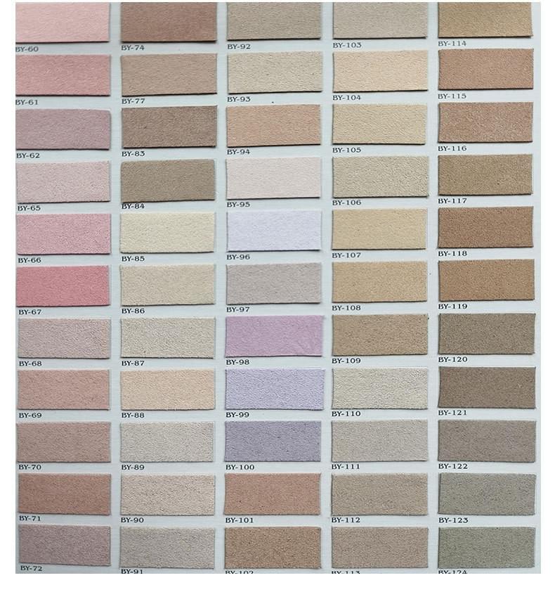 Suede microfiber leather