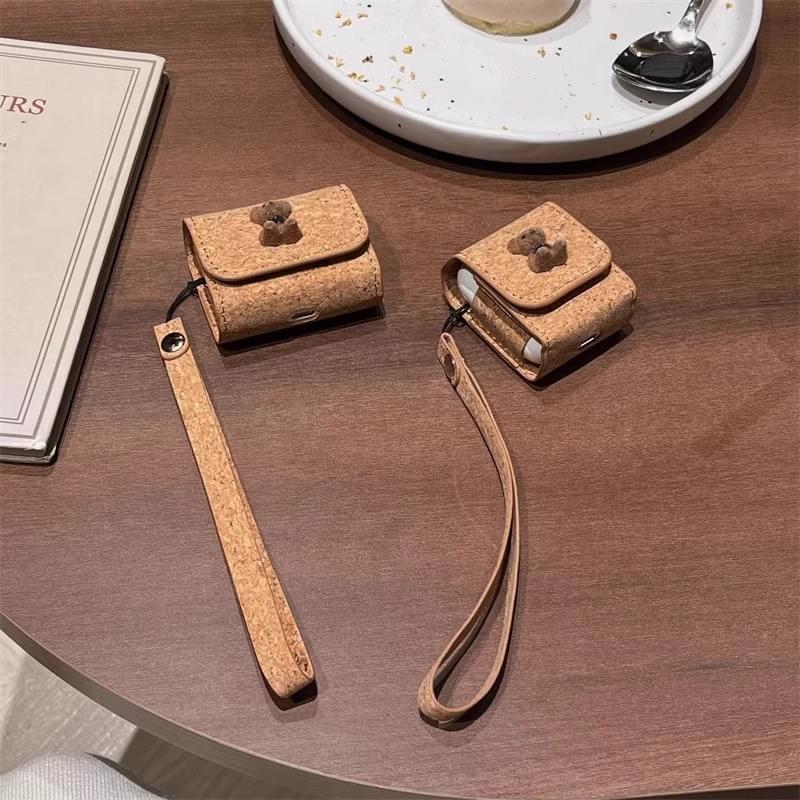 Custom Cork Color Leather AirPods Cases for AirPods1/2/3/4 pro| Factory Direct Supply 
