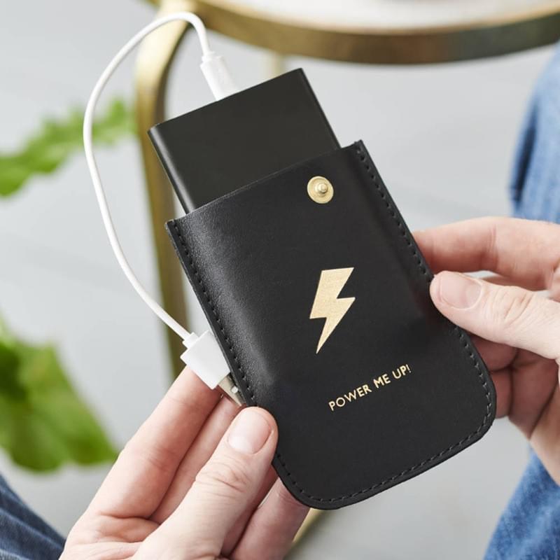 Travel Portable Leather Power Bank Protective Case | OEM Manufacturer