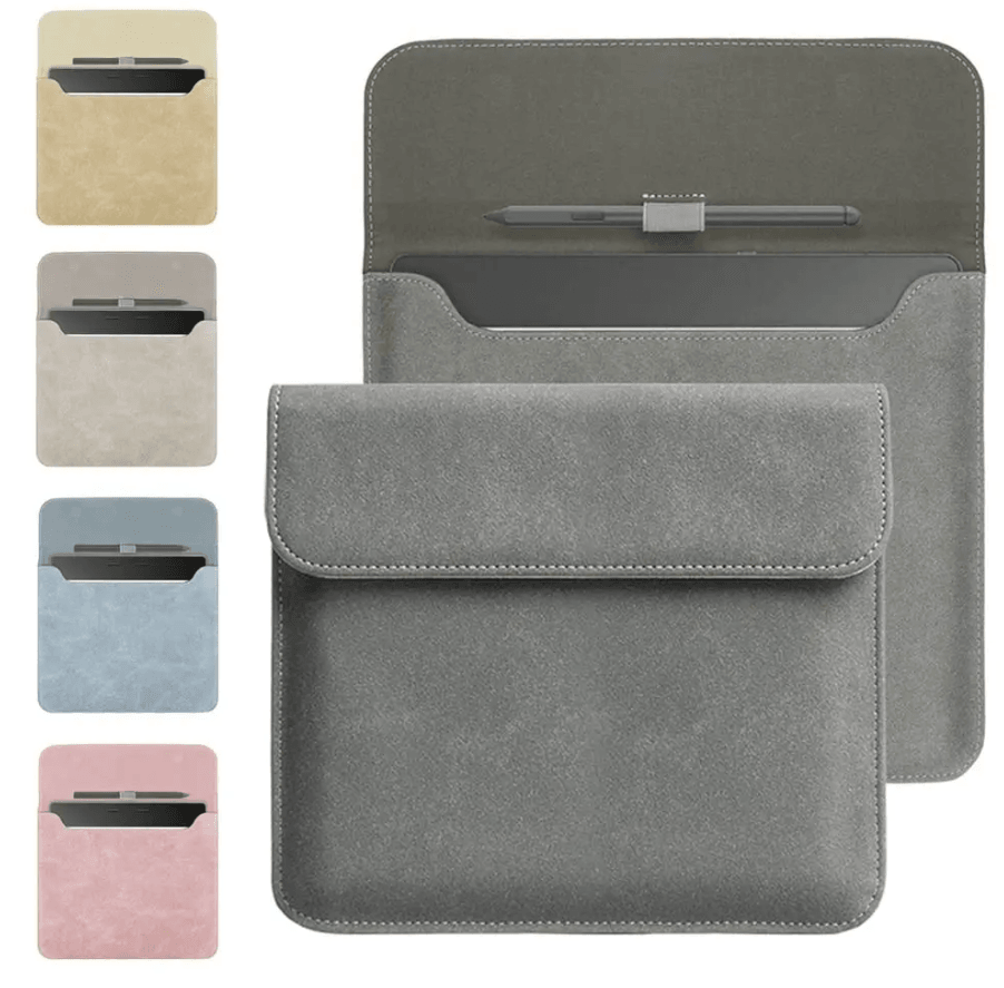 PU Leather Cover Waterproof Shockproof Case Protective Pouch Sleeve Carrying Bag For Kindle and ipad