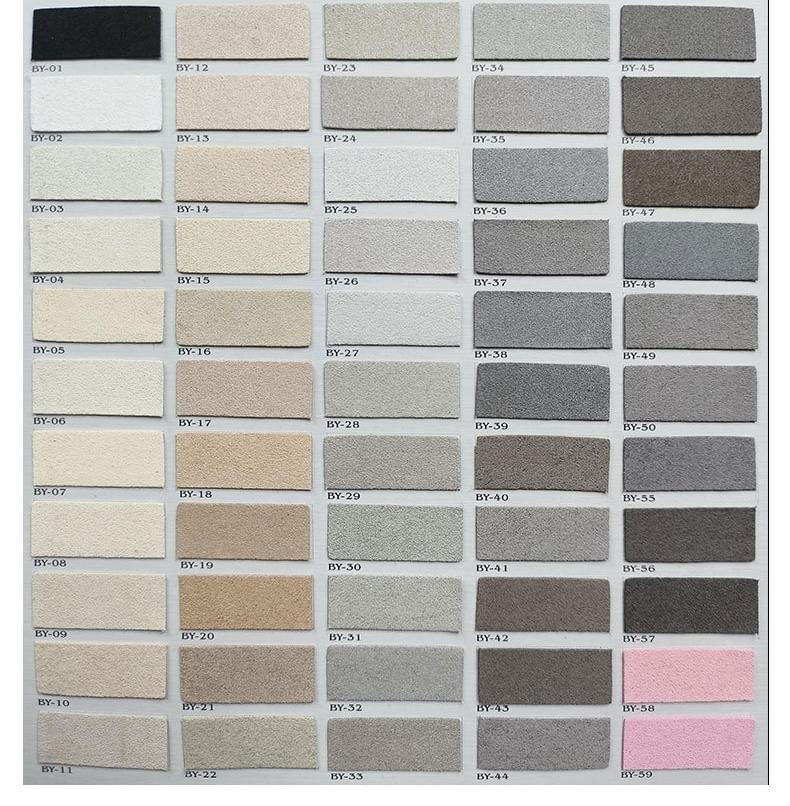 Suede microfiber leather