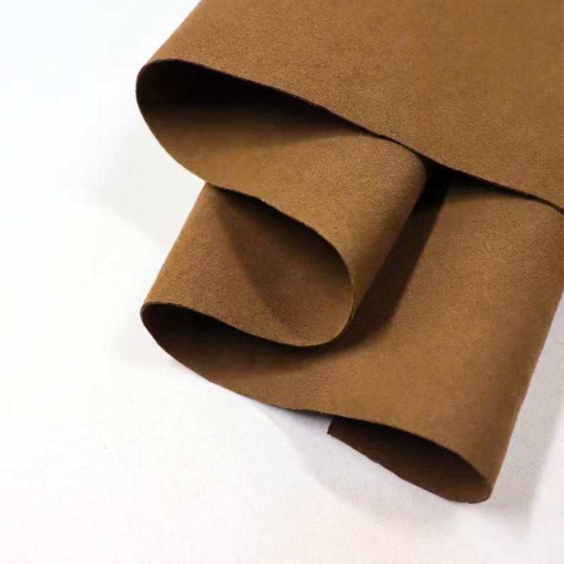 Suede microfiber leather