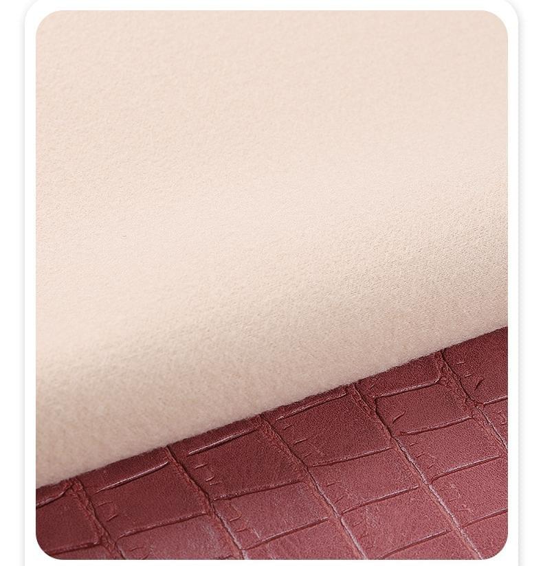 Square bamboo-joint pattern PVC leather