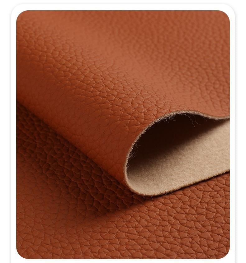 Matte lychee-patterned leather