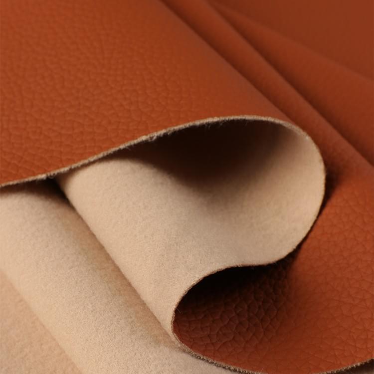 Matte lychee-patterned leather