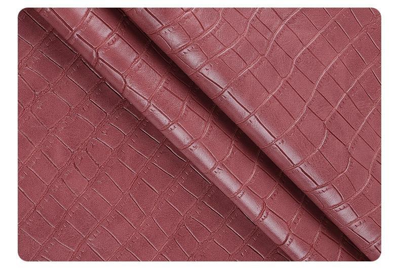 Square bamboo-joint pattern PVC leather